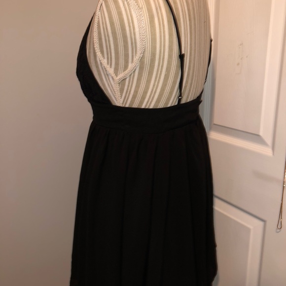 Black lace mini dress - Picture 4 of 8